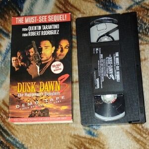 Vintage From Dusk Till Dawn 3 VHS Movie RARE SCREENER DEMO! Hangman's Daughter